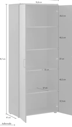 Schildmeyer Aktenschrank »Serie 1500, Aktenschrank, Made in Germany, B: 80,2 cm« Solide Verarbeitung - Dieses Produkt ist in Deutschland gefertigt