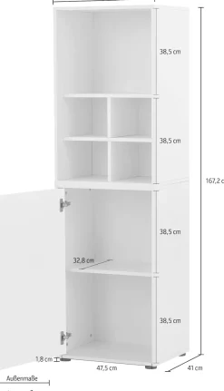 Schildmeyer Aktenschrank »Serie 400, Büromöbel-Set-3-tlg., Made in Germany« Solide Verarbeitung - Dieses Produkt ist in Deutschland gefertigt