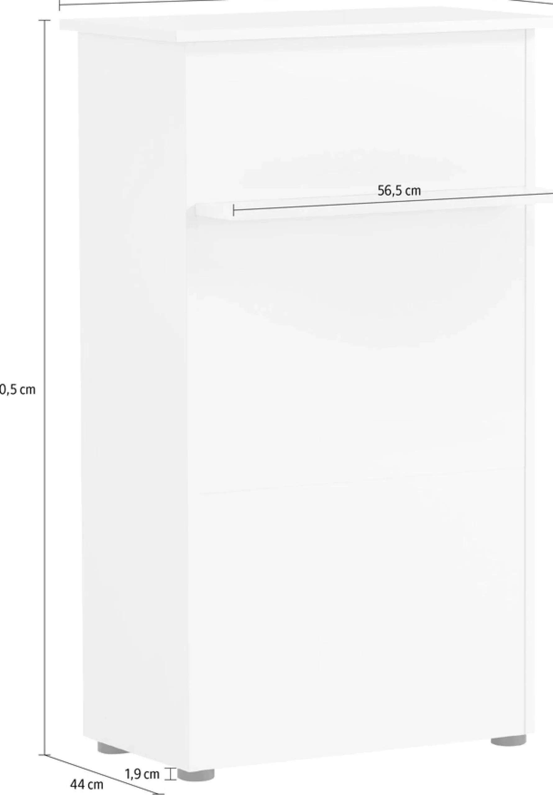 Schildmeyer Empfangstheke »Empfangstheke, melaminharzbeschichtet, Made in Germany, B: 65 cm« Solide Verarbeitung - Dieses Produkt ist in Deutschland gefertigt