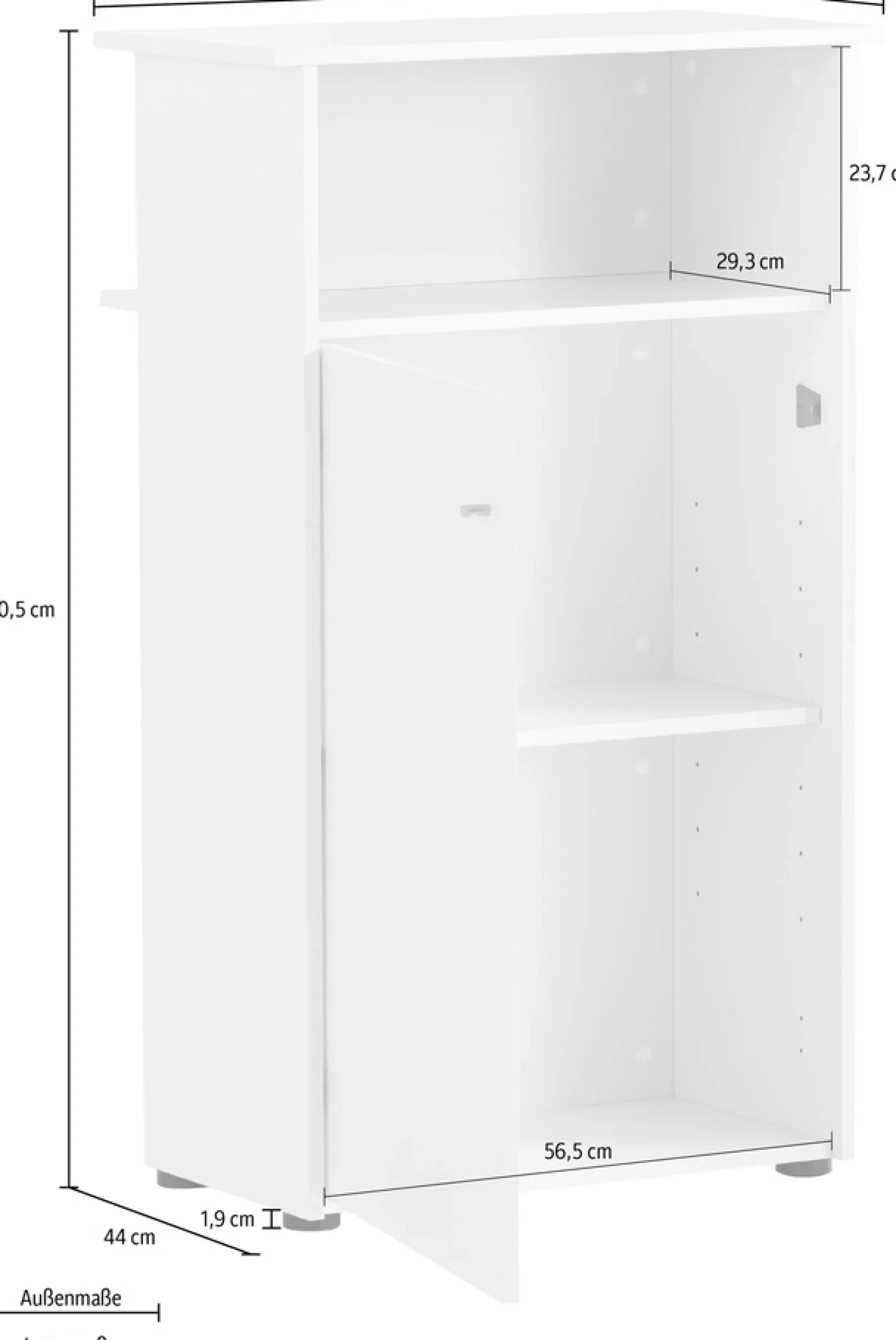 Schildmeyer Empfangstheke »Empfangstheke, melaminharzbeschichtet, Made in Germany, B: 65 cm« Solide Verarbeitung - Dieses Produkt ist in Deutschland gefertigt