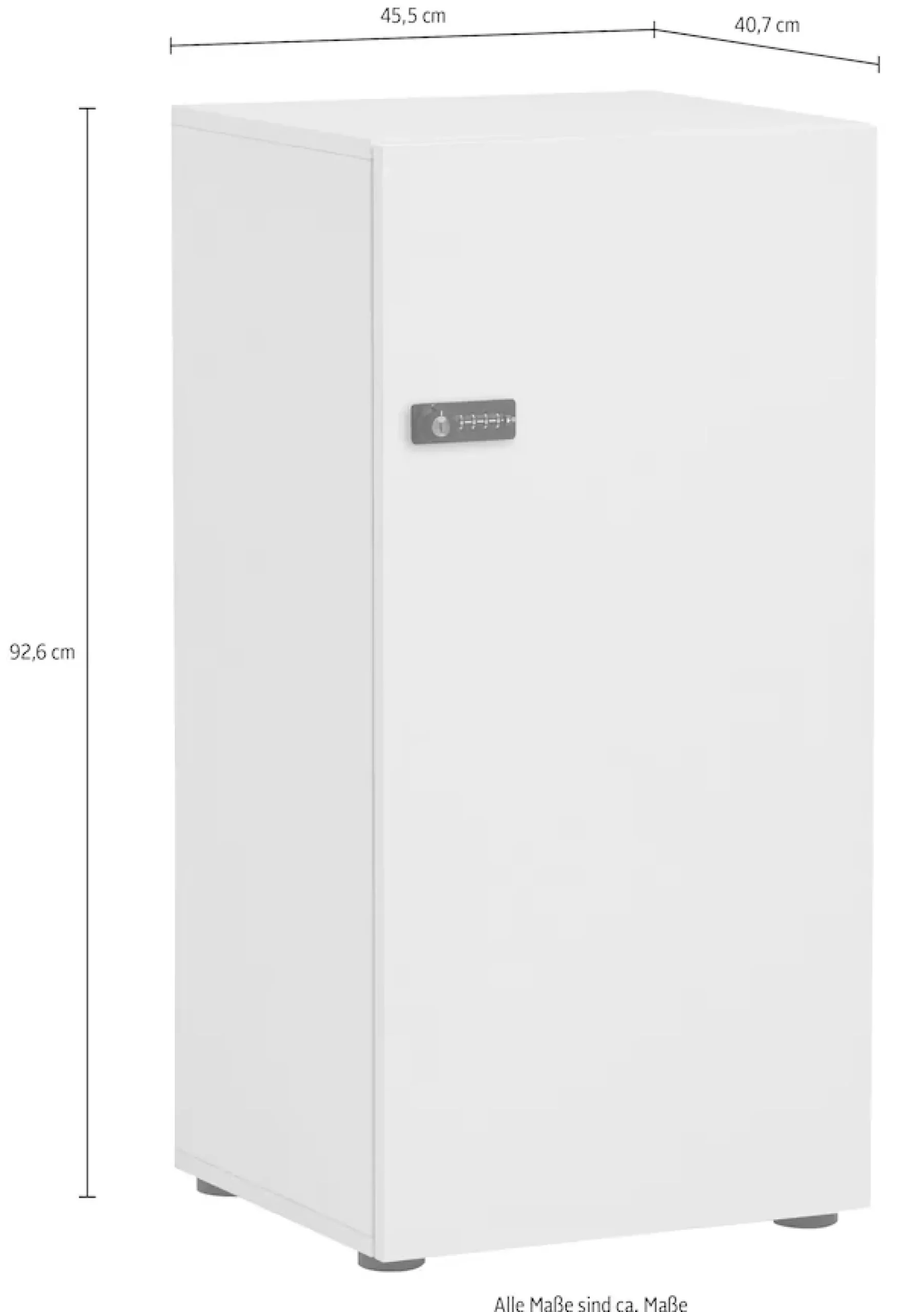Schildmeyer Garderoben-Set »Locked, Garderoben Spint Set, Made in Germany, B: 45,5 cm« 4 Stk. tlg.