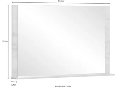 Schildmeyer Garderobenspiegel »Cosmo, Spiegelelemente, Made in Germany, B: 111 cm« Solide Verarbeitung - Dieses Produkt ist in Deutschland gefertigt