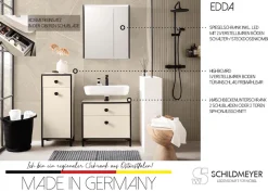 Schildmeyer Highboard »Edda, Highboard, Made in Germany, B: 40,3 cm« Solide Verarbeitung - Dieses Produkt ist in Deutschland gefertigt