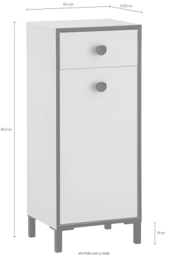 Schildmeyer Highboard »Edda, Highboard, Made in Germany, B: 40,3 cm« Solide Verarbeitung - Dieses Produkt ist in Deutschland gefertigt