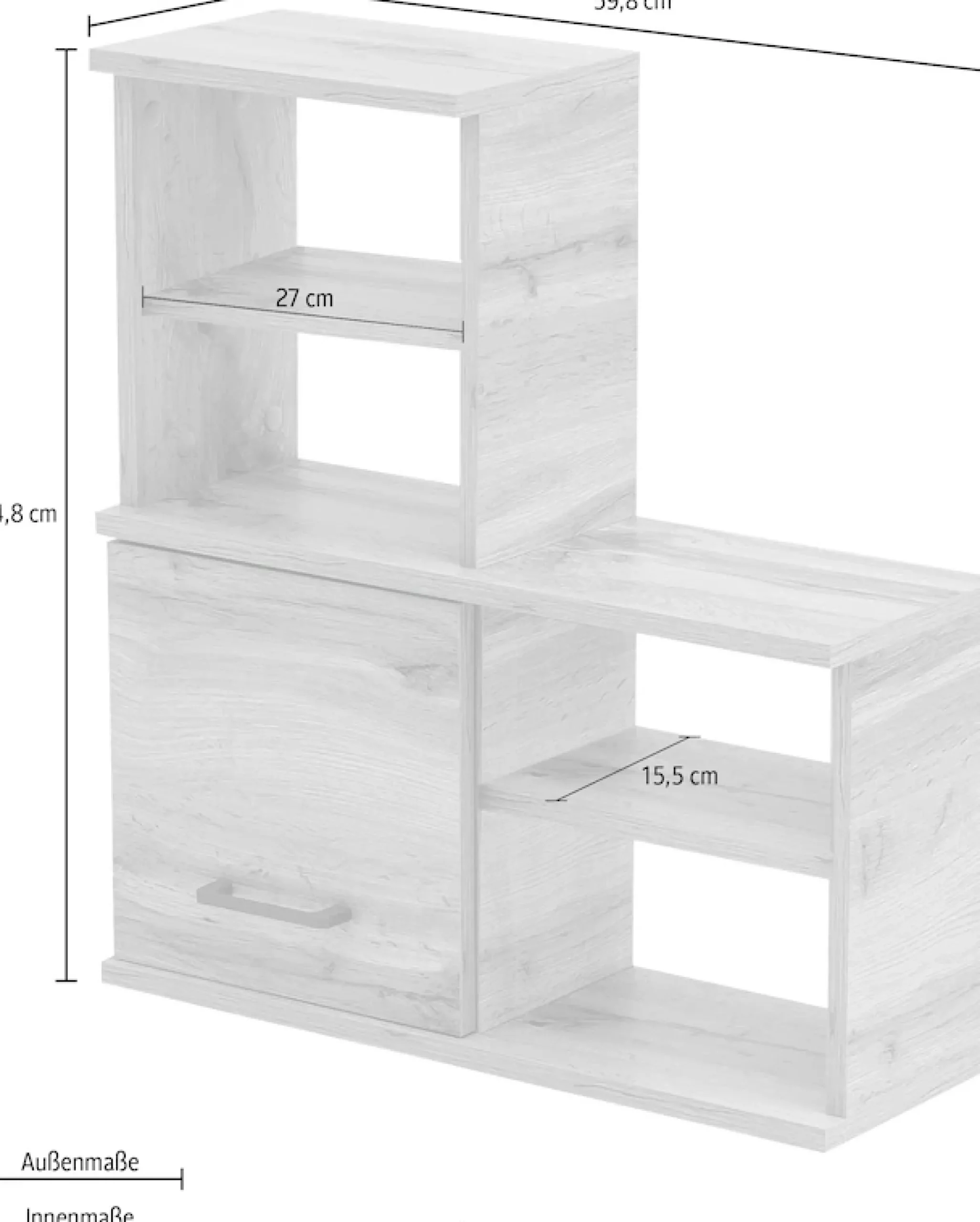 Schildmeyer Hängeschrank »Nora, Hängeschrank, Made in Germany, B: 60 cm« Solide Verarbeitung - Dieses Produkt ist in Deutschland gefertigt
