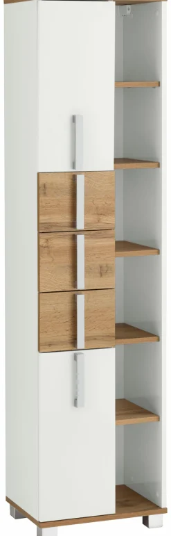 Schildmeyer Hochschrank »Kampen, Hochschrank mit offenen Fächern, Made in Germany« Solide Verarbeitung - Dieses Produkt ist in Deutschland gefertigt