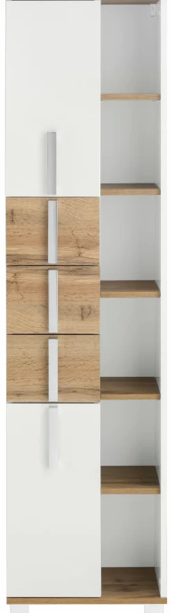 Schildmeyer Hochschrank »Kampen, Hochschrank mit offenen Fächern, Made in Germany« Solide Verarbeitung - Dieses Produkt ist in Deutschland gefertigt