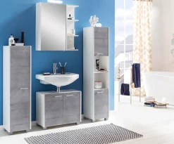 Schildmeyer Hochschrank »Laif, Breite 30 cm« Wechselbarer Türanschlag, hochwertige Metallbeschläge