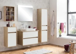 Schildmeyer Hochschrank »Mali, Breite 40 cm« Holzdekor mit fühlbarer Struktur, Grifflose Türöffnung