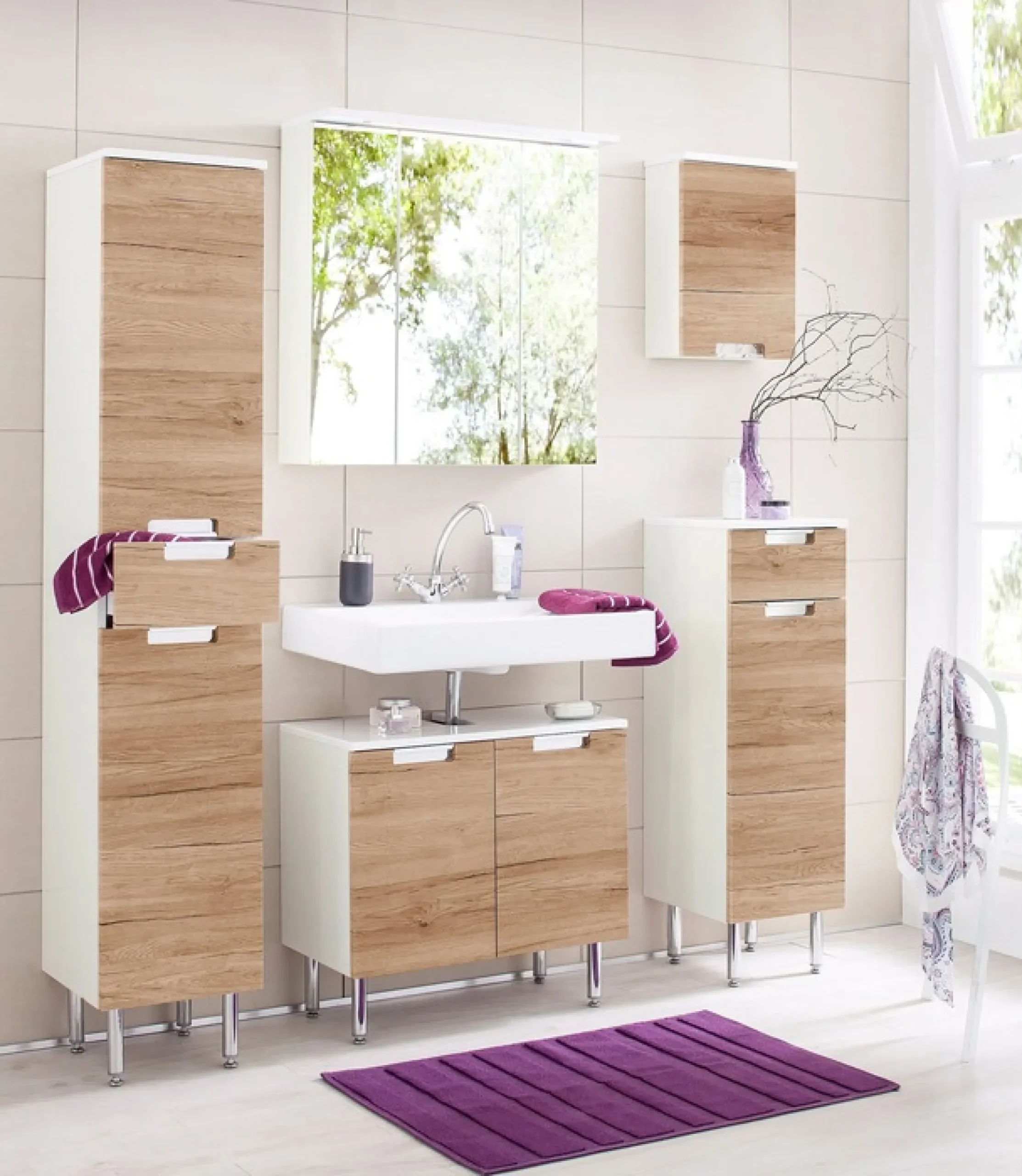 Schildmeyer Hochschrank »Mars, Hochschrank, melaminharzbeschichtet,Made in Germany, B: 33 cm« Solide Verarbeitung - Dieses Produkt ist in Deutschland gefertigt