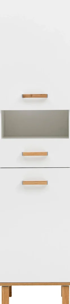 Schildmeyer Hochschrank »Padua« Füße aus Massivholz