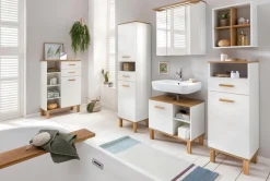 Schildmeyer Hochschrank »Padua« Füße aus Massivholz