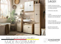Schildmeyer Hochschrank »Sander, Hochschrank, Made in Germany, B: 30,1 cm« Solide Verarbeitung - Dieses Produkt ist in Deutschland gefertigt