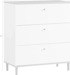 Schildmeyer Kommode »Hilda, Kommode, melaminharzbeschichtet,Made in Germany, B: 80 cm« Solide Verarbeitung - Dieses Produkt ist in Deutschland gefertigt