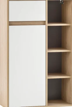 Schildmeyer Midischrank »Mali, Breite 66 cm« Holzdekor mit fühlbarer Struktur, Grifflose Türöffnung