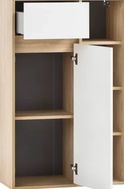 Schildmeyer Midischrank »Mali, Breite 66 cm« Holzdekor mit fühlbarer Struktur, Grifflose Türöffnung