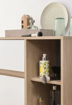 Schildmeyer Midischrank »Mali, Breite 66 cm« Holzdekor mit fühlbarer Struktur, Grifflose Türöffnung