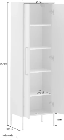 Schildmeyer Midischrank »Sarah« Solide Verarbeitung - Dieses Produkt ist in Deutschland gefertigt