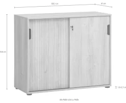 Schildmeyer Schiebetürenschrank »Emmik, Schiebetürenschrank, Made in Germany, B: 100 cm« Solide Verarbeitung - Dieses Produkt ist in Deutschland gefertigt