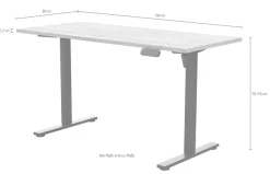 Schildmeyer Schreibtisch »Emmik, Schreibtisch, Made in Germany, B: 138 cm« 2 Stk. tlg. Solide Verarbeitung - Dieses Produkt ist in Deutschland gefertigt