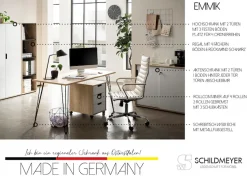 Schildmeyer Schreibtisch »Emmik, Schreibtisch, Made in Germany, B: 138 cm« 2 Stk. tlg. Solide Verarbeitung - Dieses Produkt ist in Deutschland gefertigt