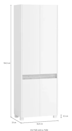 Schildmeyer Schuhschrank »Cosmo, Schuhschrank, Made in Germany, B: 57 cm« Solide Verarbeitung - Dieses Produkt ist in Deutschland gefertigt