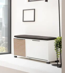 Schildmeyer Schuhschrank »Loft, Schuhbank, melaminharzbeschichtet,Made in Germany, B: 98 cm« Solide Verarbeitung - Dieses Produkt ist in Deutschland gefertigt