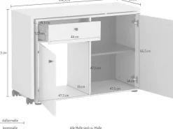 Schildmeyer Tresenkommode »Lovund, Tiny Working, Made in Germany, B: 104 cm« Solide Verarbeitung - Dieses Produkt ist in Deutschland gefertigt