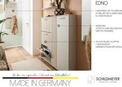 Schildmeyer Wandregal »Edno, 2er Set Wandregal, Made in Germany, B 60 cm« 1 Stk. tlg. Solide Verarbeitung - Dieses Produkt ist in Deutschland gefertigt