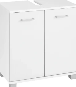 Schildmeyer Waschbeckenunterschrank »Mobes, Made in Germany« Breite/Höhe: 59,8/62,4 cm, Badschrank mit Doppeltür, Zwischenboden