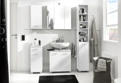 Schildmeyer Waschbeckenunterschrank »Mobes, Made in Germany« Breite/Höhe: 59,8/62,4 cm, Badschrank mit Doppeltür, Zwischenboden