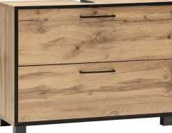 Schildmeyer Waschbeckenunterschrank »MAX, 1 Klappe & 1 Schublade, Breite 80,2 cm, MADE IN GERMANY« 1 Stk. tlg. gedämpfte Liftbeschläge, MADE IN GERMANY