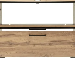 Schildmeyer Waschbeckenunterschrank »MAX, 1 Klappe & 1 Schublade, Breite 80,2 cm, MADE IN GERMANY« 1 Stk. tlg. gedämpfte Liftbeschläge, MADE IN GERMANY