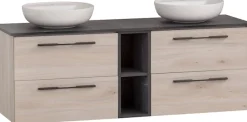 Schildmeyer Waschtisch »Maxim, Waschtisch, Made in Germany, B: 148 cm« 5 Stk. tlg. Solide Verarbeitung - Dieses Produkt ist in Deutschland gefertigt
