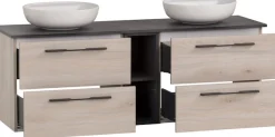 Schildmeyer Waschtisch »Maxim, Waschtisch, Made in Germany, B: 148 cm« 5 Stk. tlg. Solide Verarbeitung - Dieses Produkt ist in Deutschland gefertigt