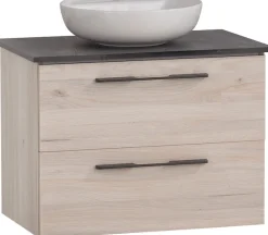 Schildmeyer Waschtisch »Maxim, Sandeiche + Marmor« 3 Stk. tlg. Made in Germany