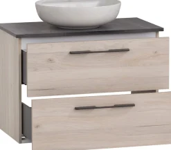 Schildmeyer Waschtisch »Maxim, Sandeiche + Marmor« 3 Stk. tlg. Made in Germany