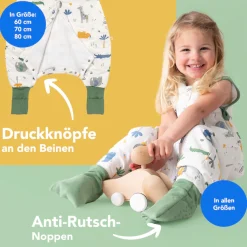 Schlummersack Babyschlafsack »Schlafsack mit Füßen 1.0 Tog«