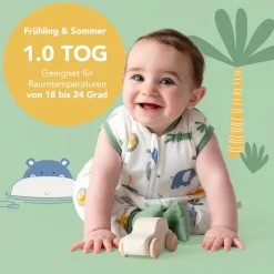 Schlummersack Babyschlafsack »Schlafsack mit Füßen 1.0 Tog«