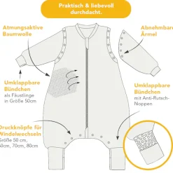 Schlummersack Babyschlafsack »Schlafsack mit Füßen 1.0 Tog«