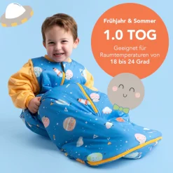 Schlummersack Babyschlafsack »Schlafsack ohne Füßen 1.0 Tog«