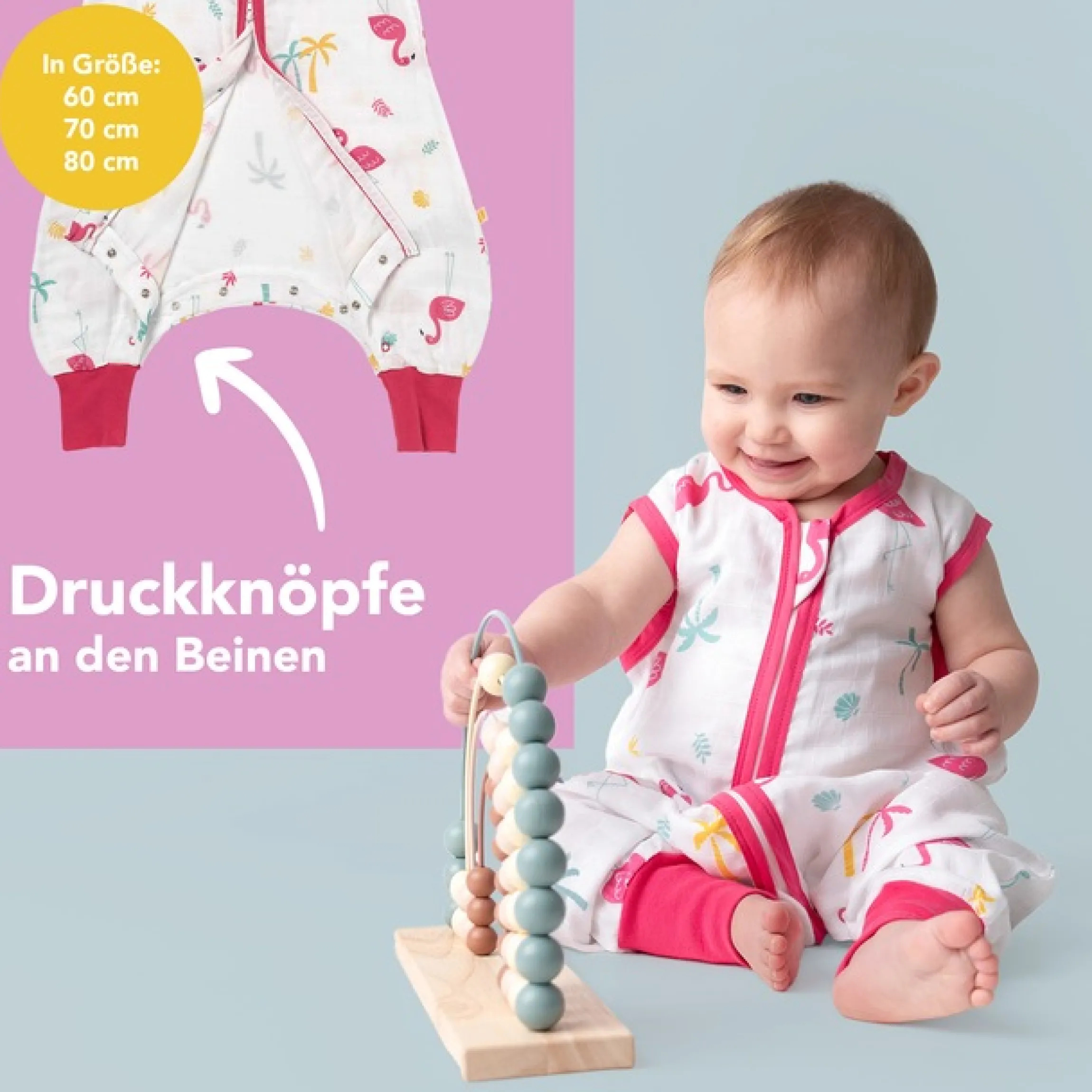 Schlummersack Babyschlafsack »Schlafsack mit Füßen 0.5 Tog«