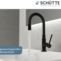 Schütte Waschtischarmatur »GLASGOW« Hochdruck Armatur Bad, 360° schwenkbarer Wasserhahn