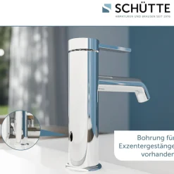 Schütte Waschtischarmatur »LOS ANGELES« Wasserhahn Bad, energiesparend, wassersparend