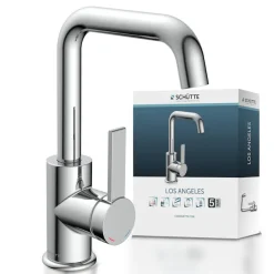 Schütte Waschtischarmatur »»LOS ANGELES«« 1 Stk. tlg. Praktische Cold-Start-Funktion zum Energiesparen