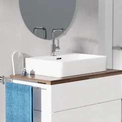 Schütte Waschtischarmatur »»LOS ANGELES«« 1 Stk. tlg. Praktische Cold-Start-Funktion zum Energiesparen