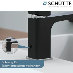 Schütte Waschtischarmatur »Madagaskar« Wasserhahn mit Ablaufgarnitur, Mischbatterie mit Pop Up Abflussstopfen