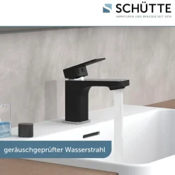 Schütte Waschtischarmatur »Madagaskar« Wasserhahn mit Ablaufgarnitur, Mischbatterie mit Pop Up Abflussstopfen