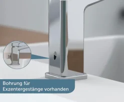 Schütte Waschtischarmatur »RAVEN« Wasserhahn mit Ablaufgarnitur, Mischbatterie mit Pop Up Abflussstopfen