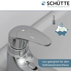 Schütte Waschtischarmatur »Vico« - Kaltwasser, Chrom